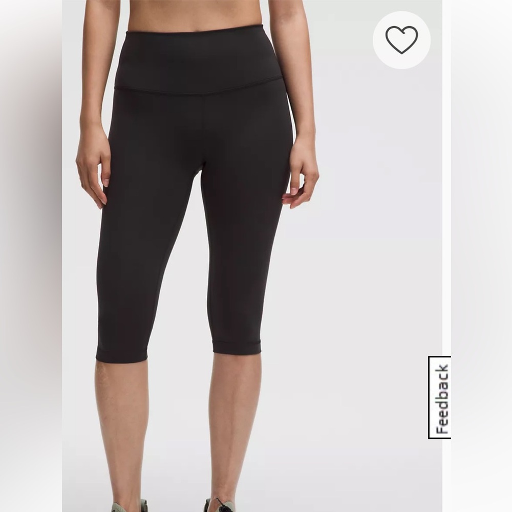 LululemonTrain High Rise  Capri Permoda Leggings Yoga